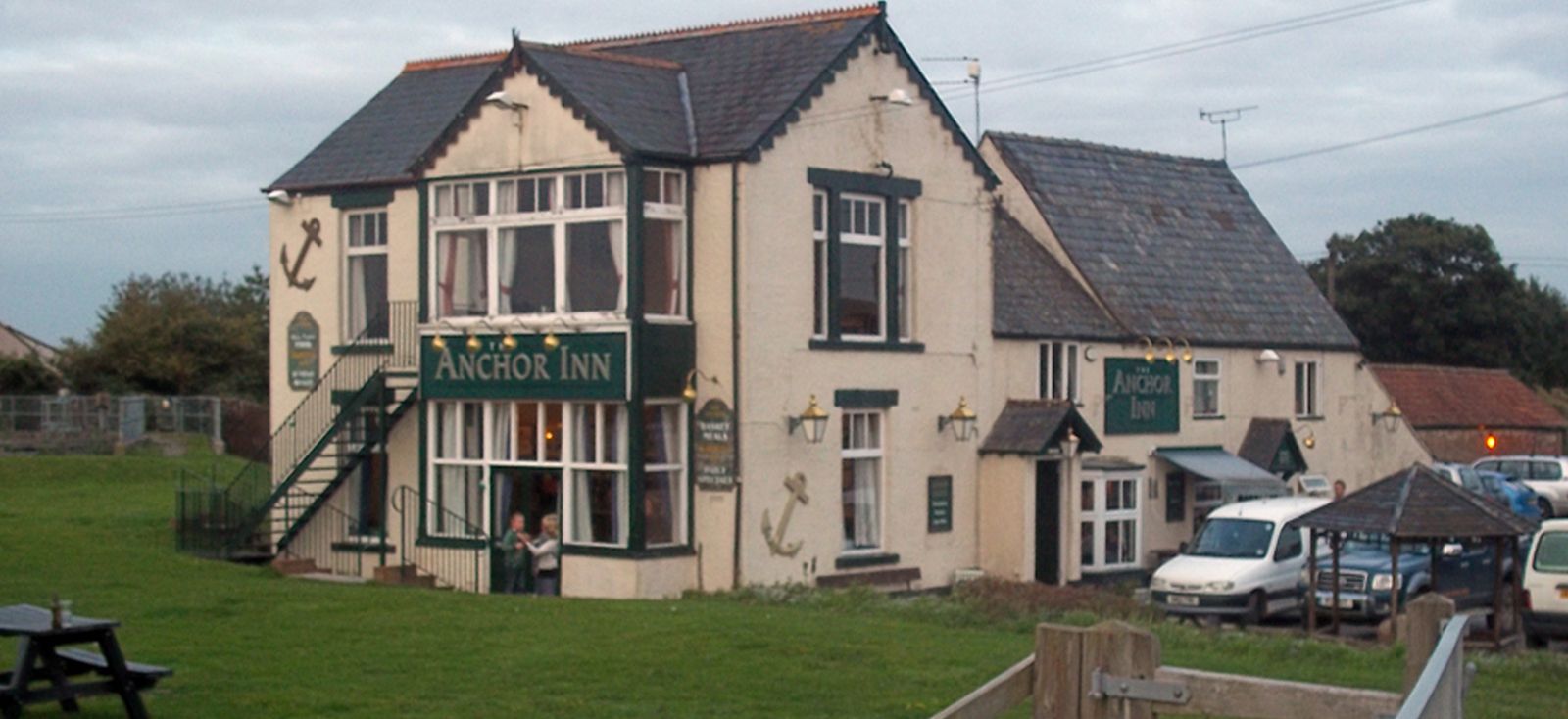 The Anchor Inn from the garden